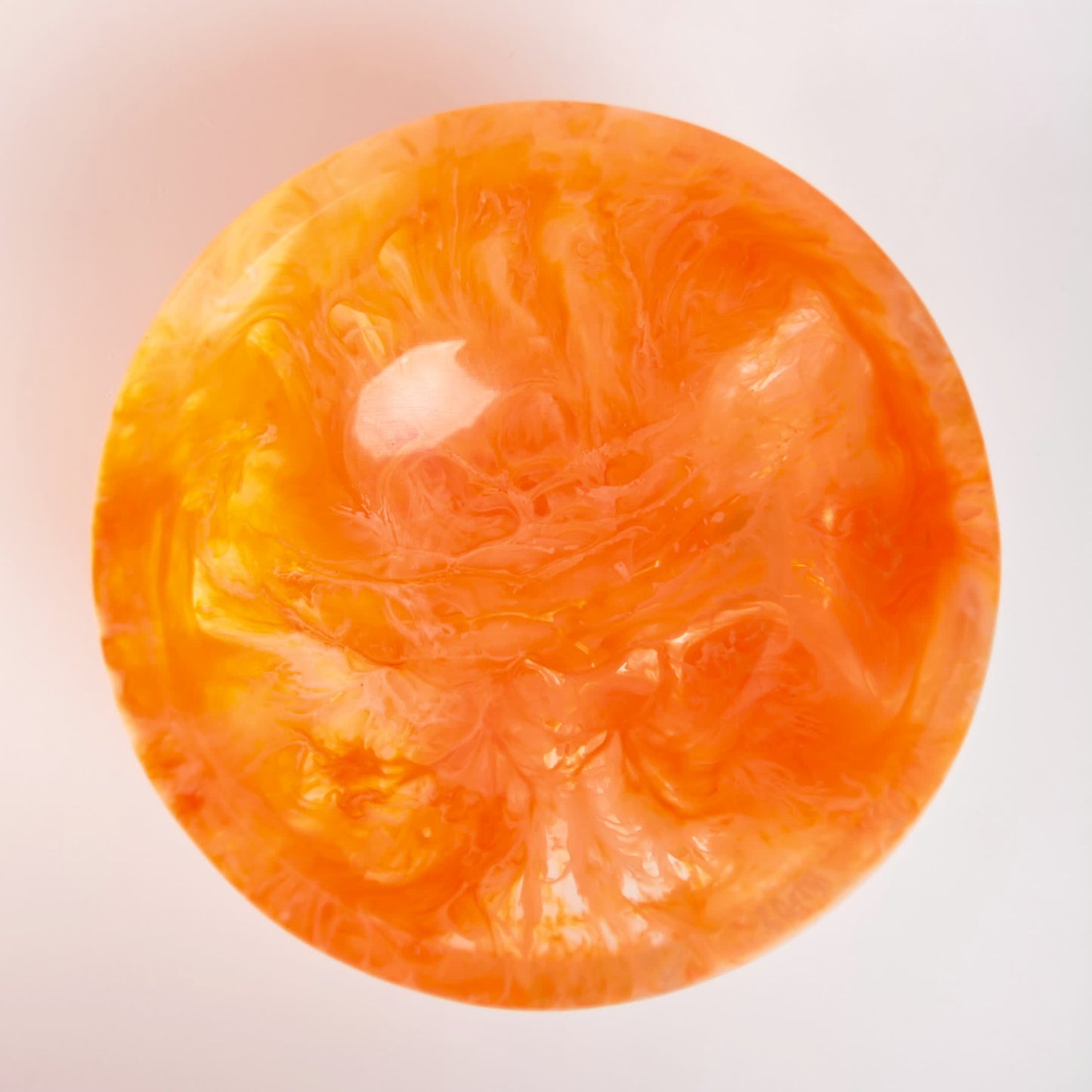 Tangerine Ring Resin Bowl