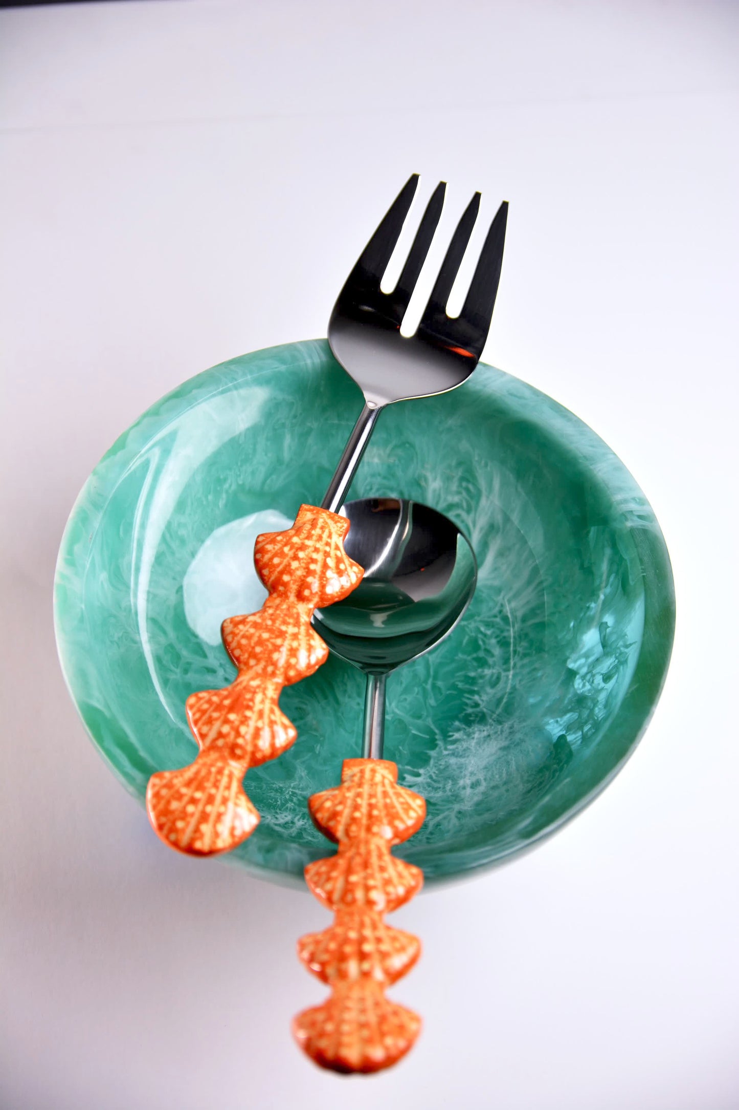 Coralia Salad Server Set
