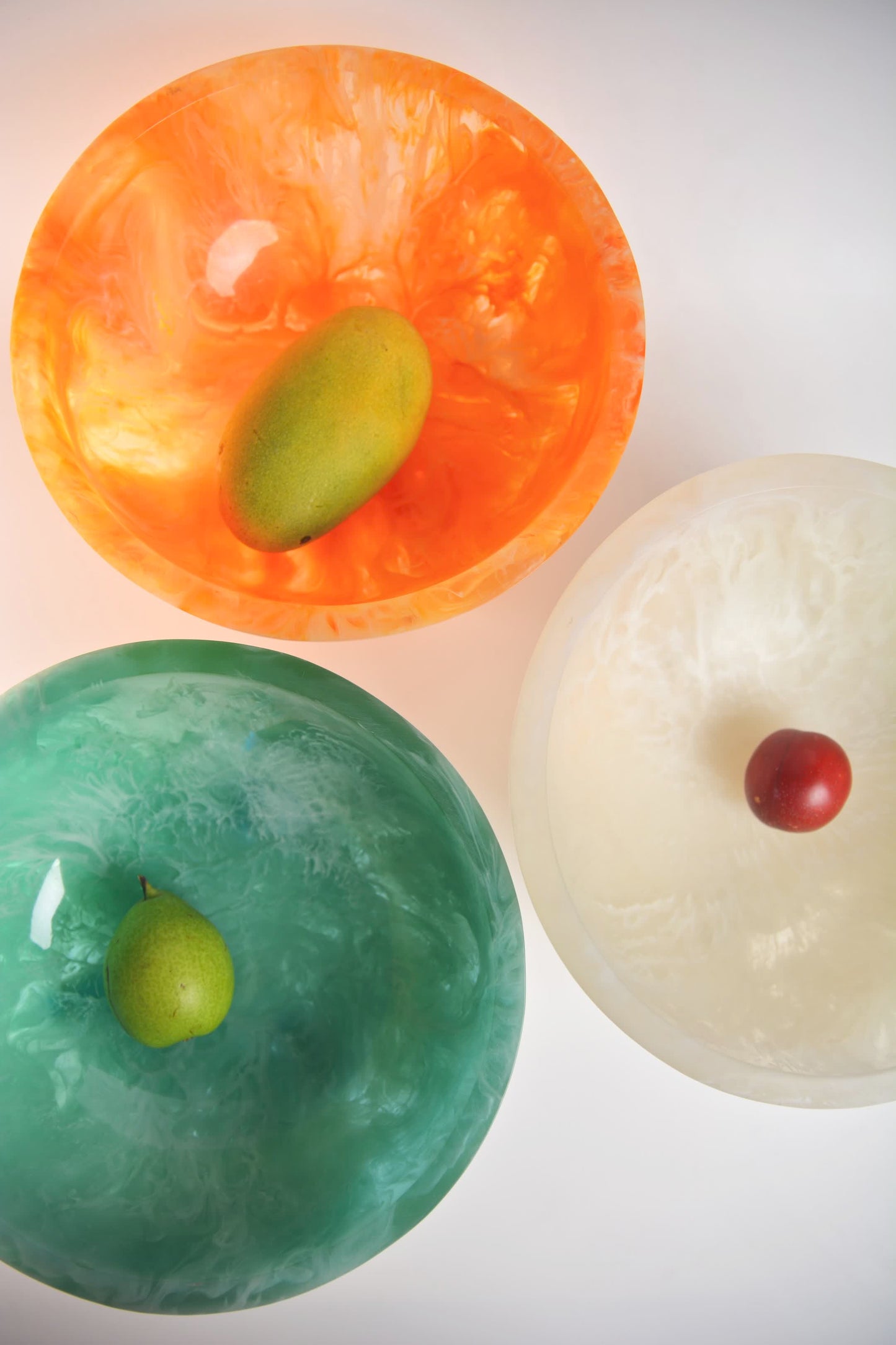 Tangerine Ring Resin Bowl