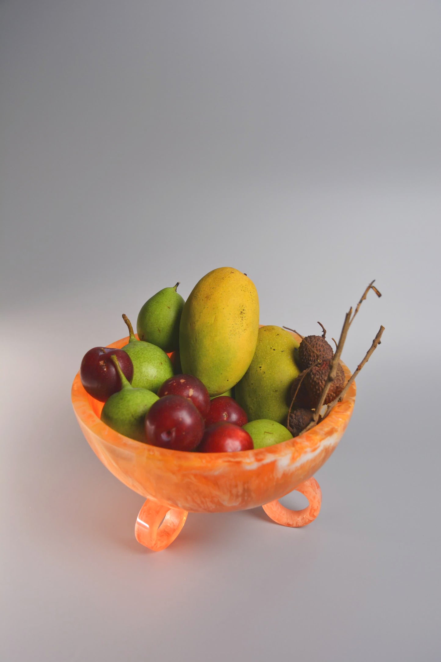 Tangerine Ring Resin Bowl