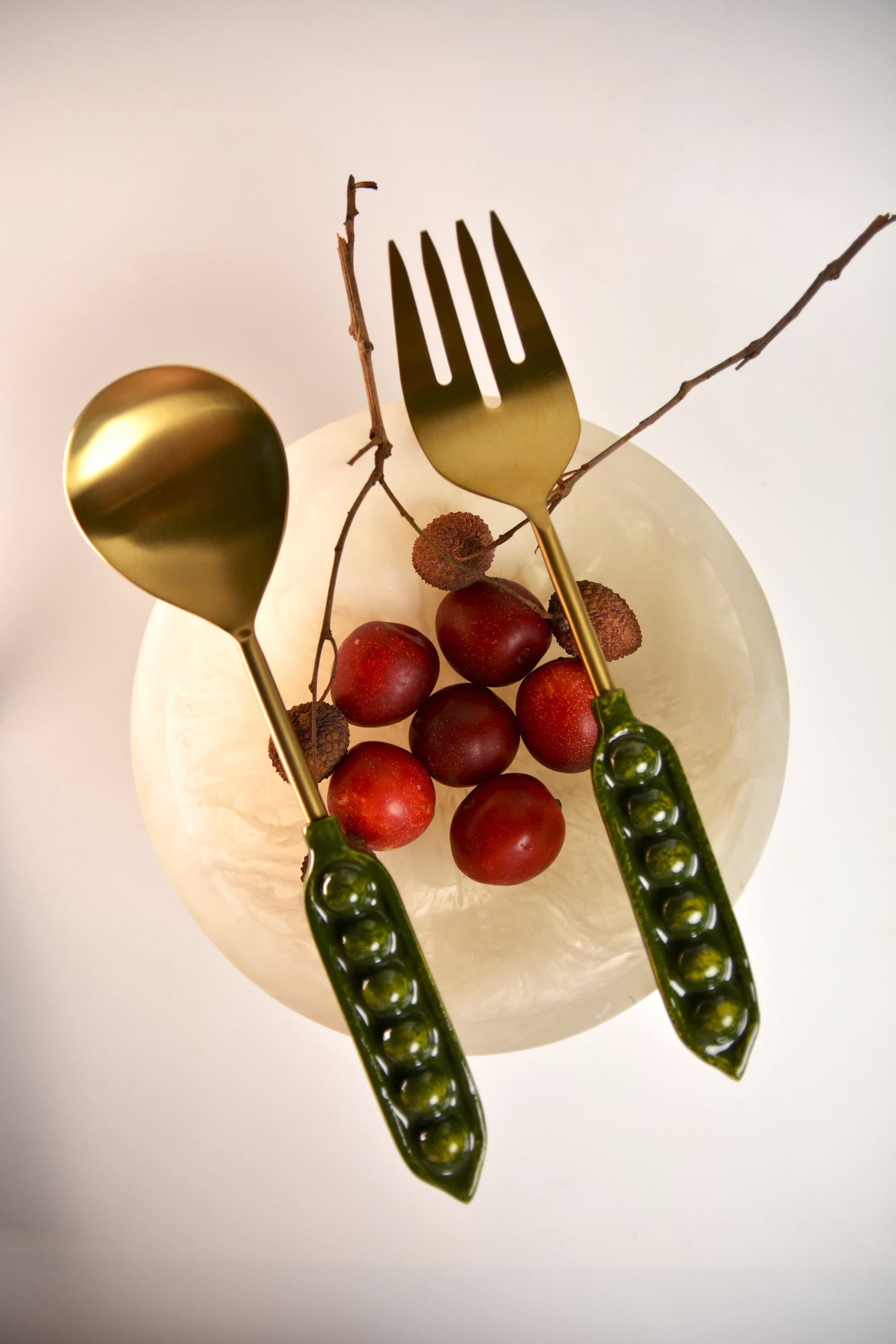 Pea in a Pod Salad Servers